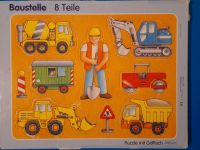 Puzzle mit Griffloch - Baustelle, Fahrzeuge Hessen - Poppenhausen Vorschau