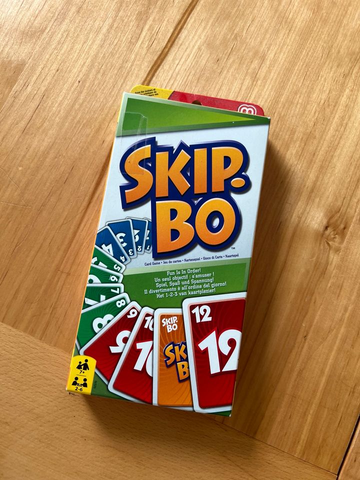 Kartenspiel Skip Bo von Mattel *neuwertig* in Lörrach