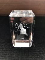 3D Lasergravur Sternzeichen Löwe, Glas Kristall, Geschenk B-day Baden-Württemberg - Waldbronn Vorschau