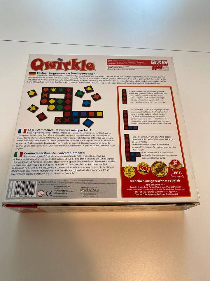 Qwirkle Spiel / Familienspiel in Frankfurt am Main