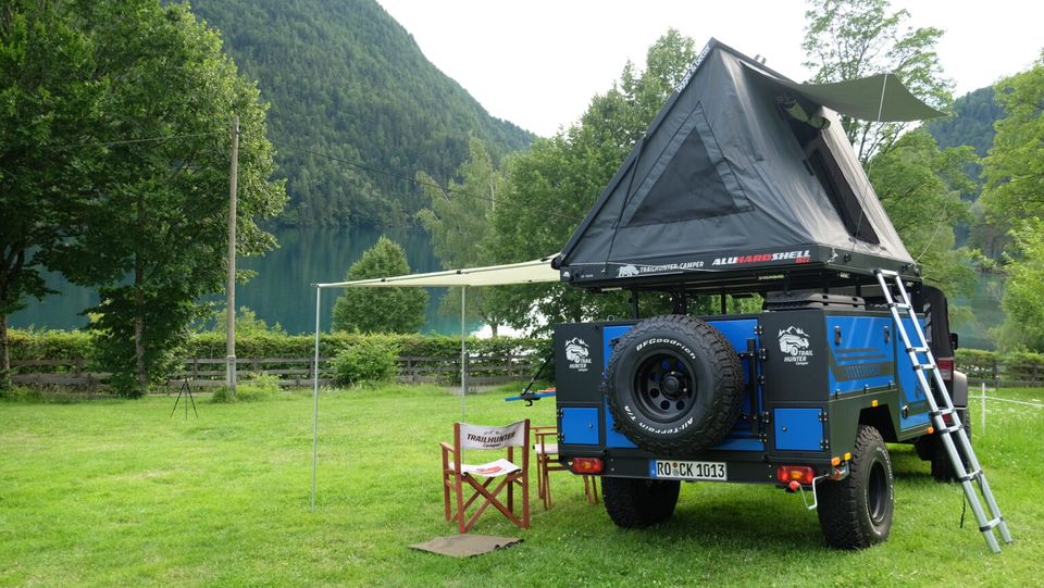 Offroad-Anhänger-Trailer-Camper-Dachzelt-Neu-Vermietung-Rosenheim in Pfaffing