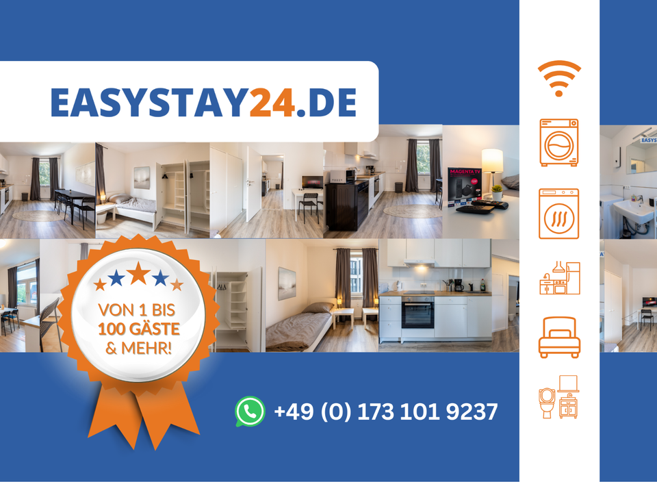 ⭐ Easystay24 - Monteurwohnungen in Oberhausen - 34+ Unterkünfte in Oberhausen
