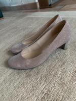 Gabor Schuhe Pumps Absatz Gr. 6,5(40) Effect Met. rosa soft&smart Nordrhein-Westfalen - Issum Vorschau