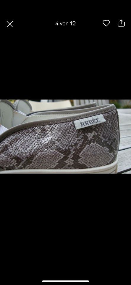 HOGAN REBEL Sneaker, SLIP ON Gr. 41 EDEL! Reptil Look NP:289€ in Aachen