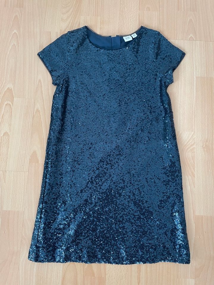 (#Z48) Gap Kids Paillettenkleid blau festlich Gr. L (10) /140-146 in Frankfurt am Main