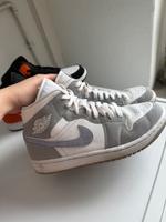 Air Jordan 1 Mid Aluminium Wolf Grey Sachsen-Anhalt - Blankenburg (Harz) Vorschau