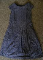 Kleid Opus Gr. 36 dunkelblau mit weißen Strichen Flügelärmel Bonn - Dottendorf Vorschau
