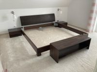 HASENA 200x200 Doppelbett mit Nachttisch und Bettbank Nordrhein-Westfalen - Schwalmtal Vorschau