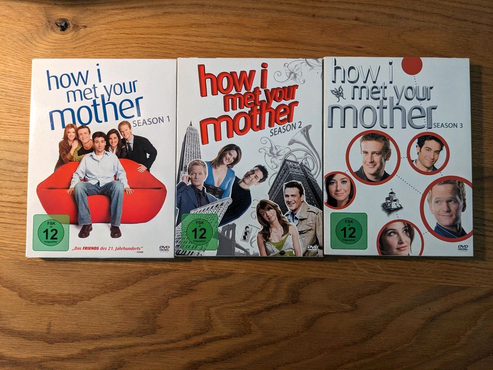 How I met your Mother Seasons Staffeln 1-3 DVDs in Bergisch Gladbach