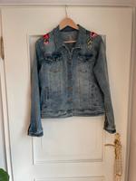 Geisha Jeansjacke blau mit Rosen XL München - Schwabing-West Vorschau