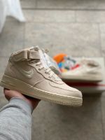 Nike Air Force 1 Mid Stussy Fossil beige NEU mit OVP Gr. 42 Saarland - Völklingen Vorschau