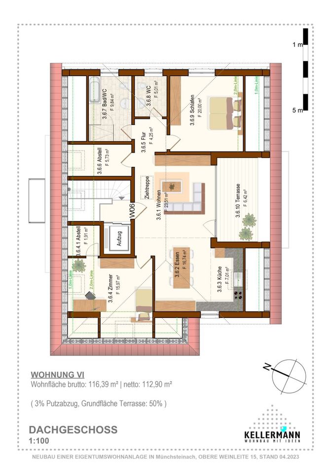 2-3-Zimmer Wohnungen mit Balkon und Aufzug - Preise auf Anfrage in Münchsteinach