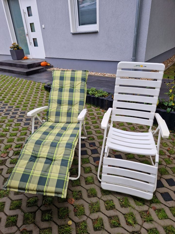 Liegestuhl (2x) von Acamp (Klappstuhl, Gartenstuhl) in Mühlenbeck