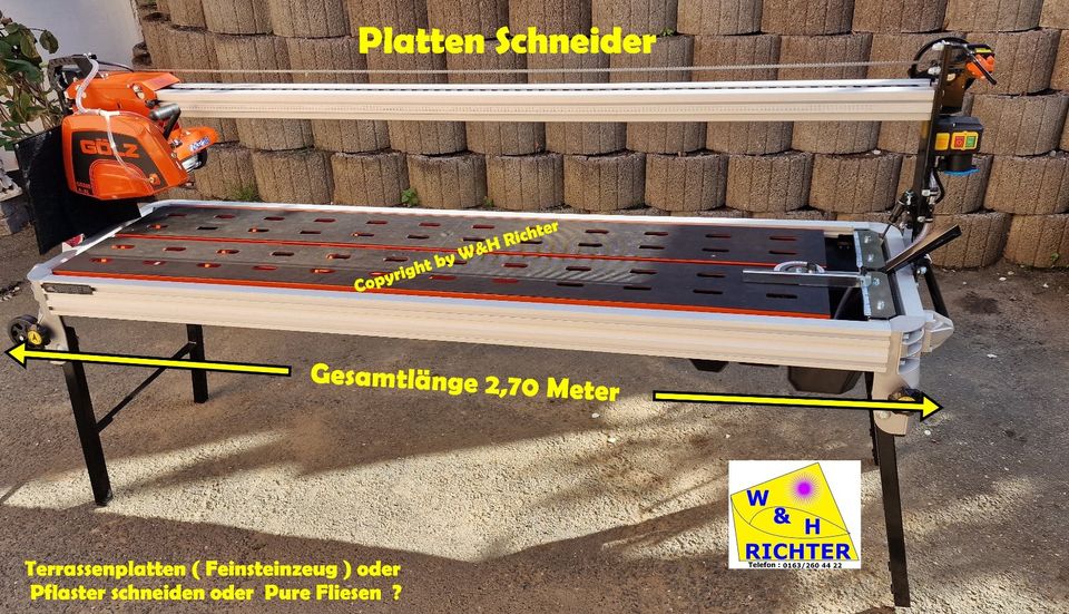 Feinsteinzeug / Granit / Schneider Mieten , 2 Meter Schneiden ! in Wetzlar