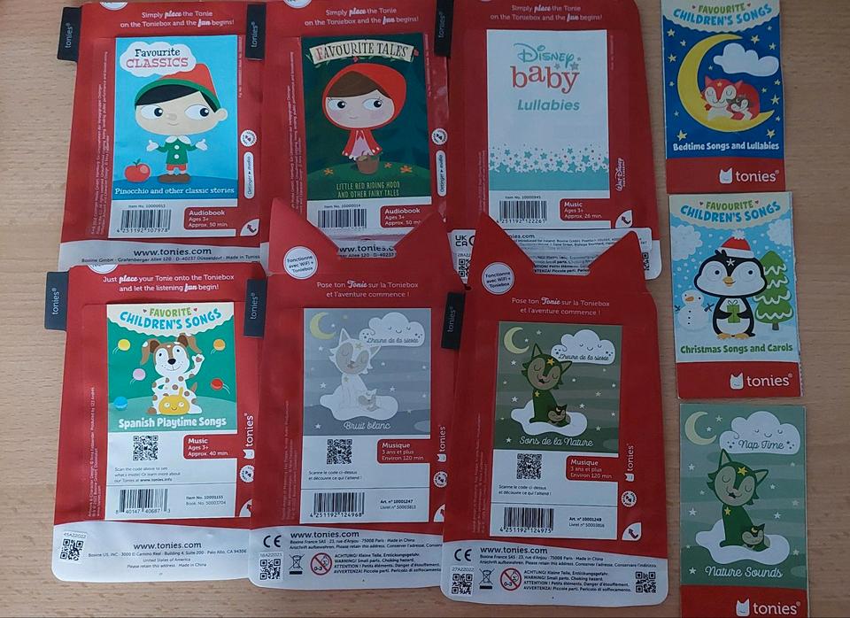 Booklets von englischen,französischen und spanischen Tonies in Frankfurt (Oder)