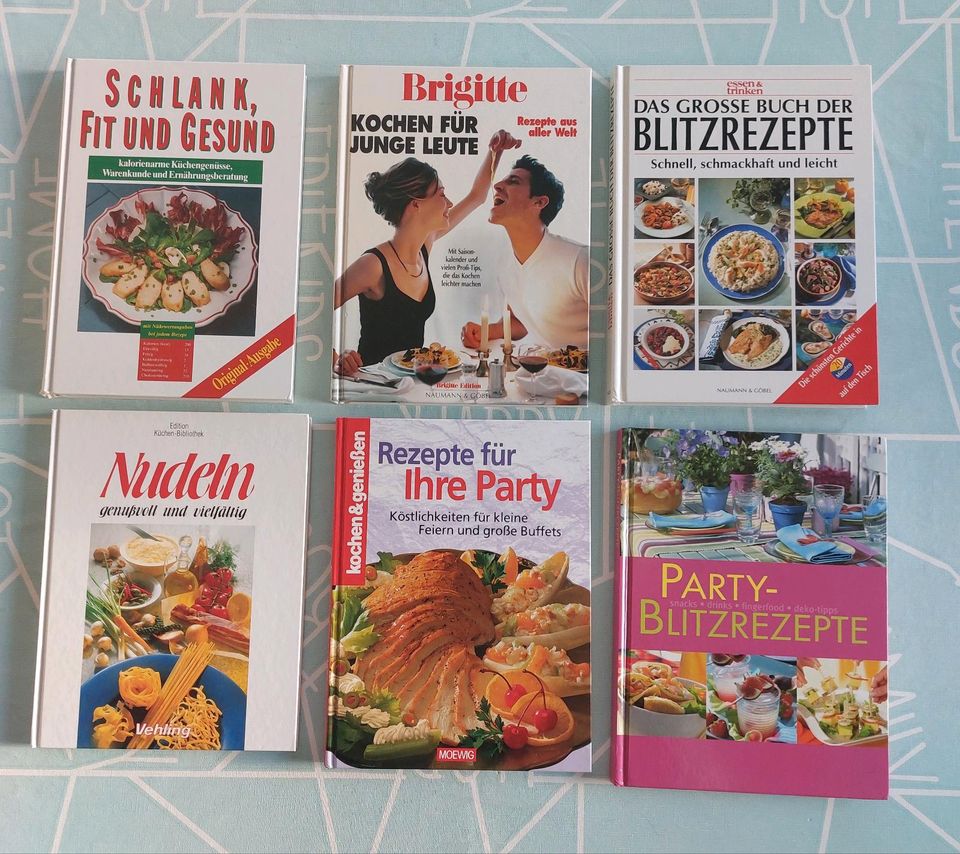 Diverse Kochbücher Party/Blitzrezepte/Nudeln in Mühlacker