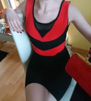 Mini Kleid schwarz rot Gr. XS/S Blogger Sachsen-Anhalt - Kabelsketal Vorschau