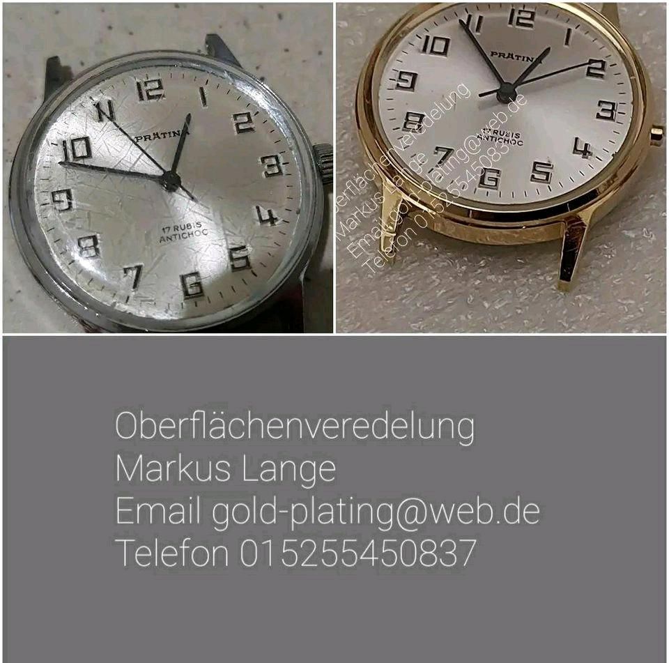 Sie möchten Ihre Uhr vergolden lassen? in Dresden