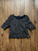 Vila Damen Shirt, Pailletten, schwarz - silber, XS / 34 Berlin - Köpenick Vorschau