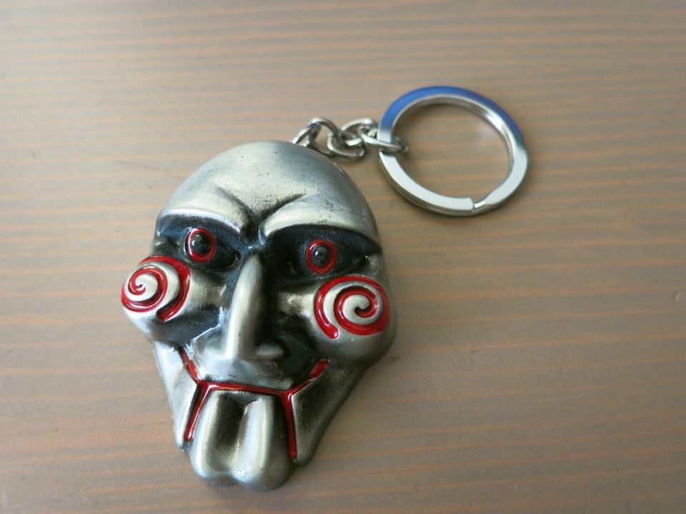 Schlüsselanhänger Jigsaw Maske aus dem Film Saw in Markt Schwaben