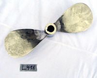 L418 Propeller D18 1/4 x P16 1/2 Niro Edelstahl Welle ca 45 - 50 Brandenburg - Schorfheide Vorschau