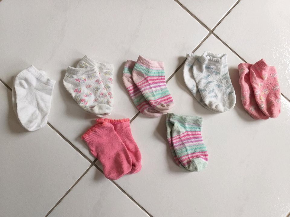 7 Paar kurze Socken (74/80) in Troisdorf