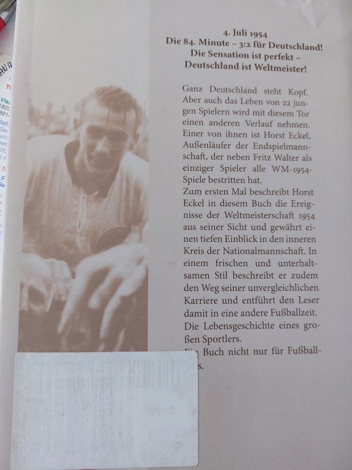 WELTMEISTER 1954 HORST ECKEL + in Friedrichsdorf