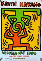 Keith Haring Ausstellungsplakat „Galerie Hans Mayer Düsseldorf“ Nordrhein-Westfalen - Mönchengladbach Vorschau