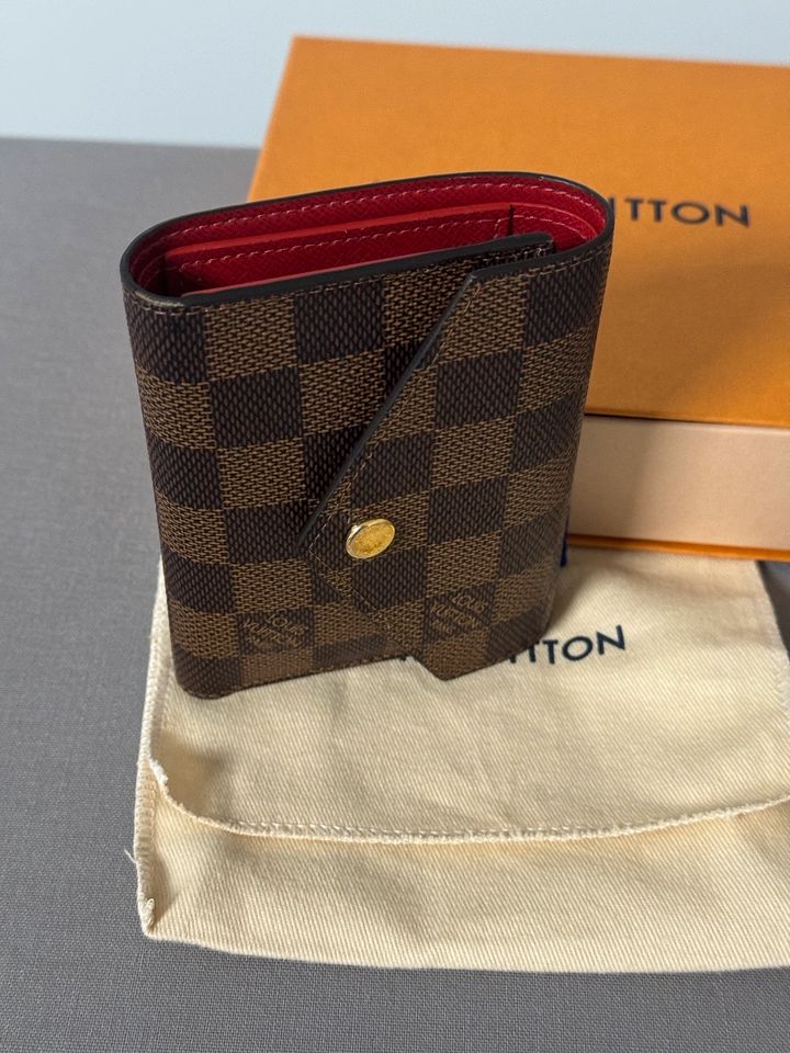 Louis Vuitton original Victorine Damier Ebene Compact Geldbörse in Raunheim