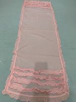 Tischläufer Tischdecke Volant rosa Baumwolle  45x150 cm Neu! Wandsbek - Hamburg Rahlstedt Vorschau