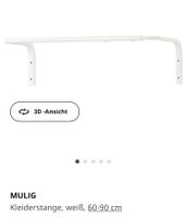 Ikea Mulig 4x Kleiderstange 60-90cm weiß Hessen - Hüttenberg Vorschau
