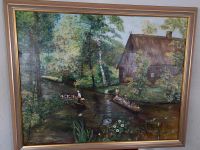 Großes Gemälde "Spreewald" Unikat v. Rolf Zeidler Dresden - Schönfeld-Weißig Vorschau