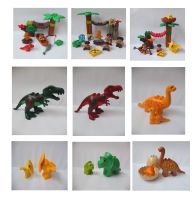 Lego Duplo Dino Dinoei T-Rex Langhals Triceratops Flugsaurier Bayern - Ottensoos Vorschau