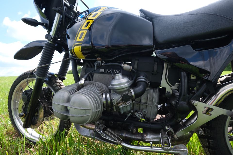 BMW R 100 GS -  Öhlins Fahrwerk - frisch gewartet! Reisefertig :) in Eitorf