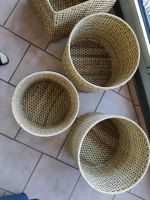 IKEA Rattan, Körbe, Blumenkübel, Übertöpfe, Bambusschale Sachsen - Lichtenau Vorschau