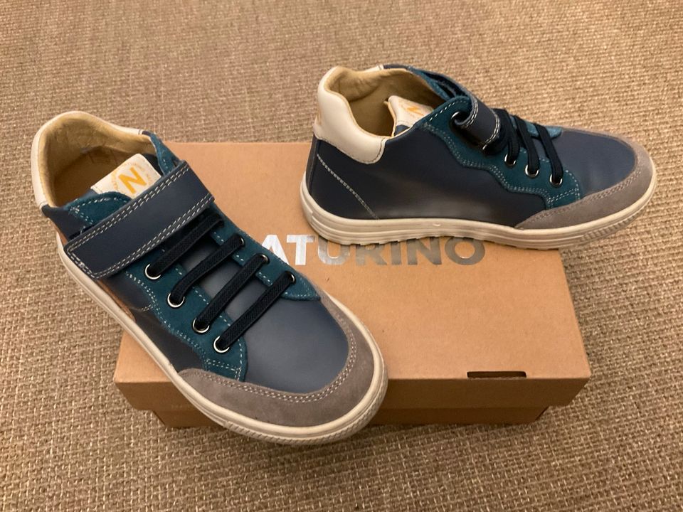 NEU Naturino PENSHAW suede/calf Leder dark grey-navy Gr. 30 in Berlin