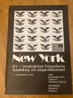 Ausstellungsplakat / Poster 1978 New York / Dortmund - Metzensorf Berlin - Charlottenburg Vorschau