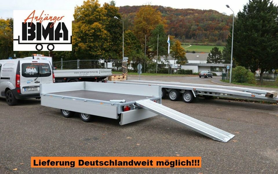 EDUARD Anhänger Multi 330x180x30 2000kg mit Rampen 63cm Ladeh NEU in Mühlhausen im Täle