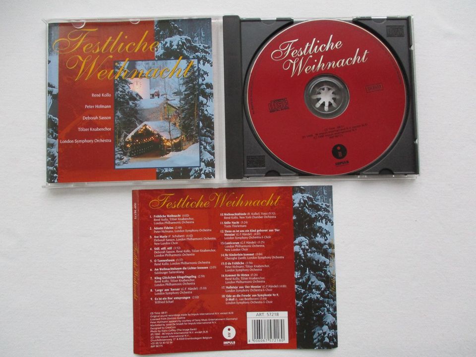 CD Musik "Festliche Weihnacht" mit René Kollo P. Hofmann RARITÄT in Ravensburg