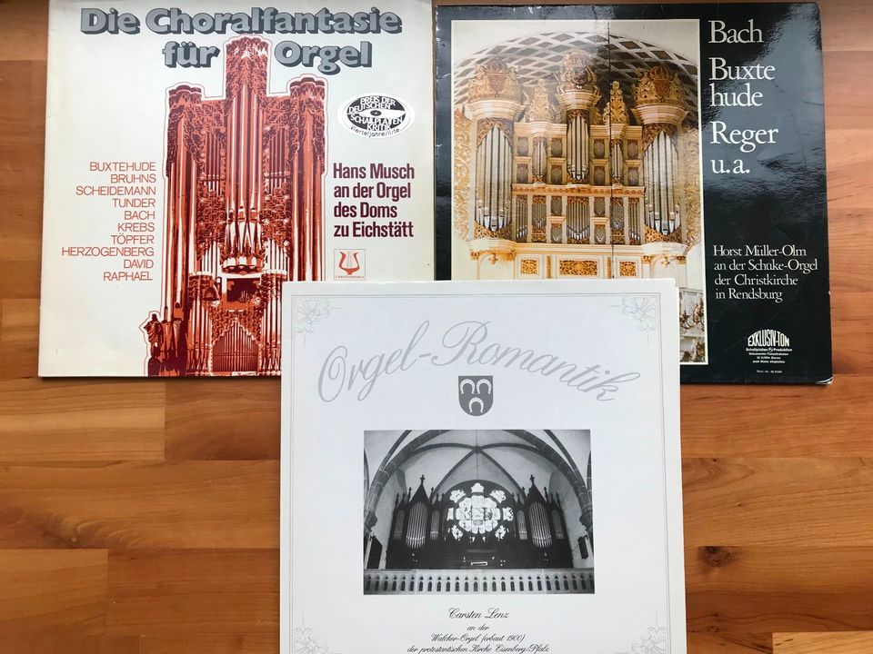 Vinyl Orgel Highlights 4 LP Set – von Bach, Buxtehude bis Reger in Mainz