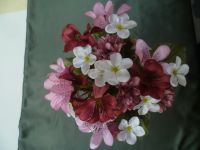 1 Strauß Blumen, rosa/rot/Töne, Seidenblumen, basteln,Dekoration, Bayern - Hahnbach Vorschau