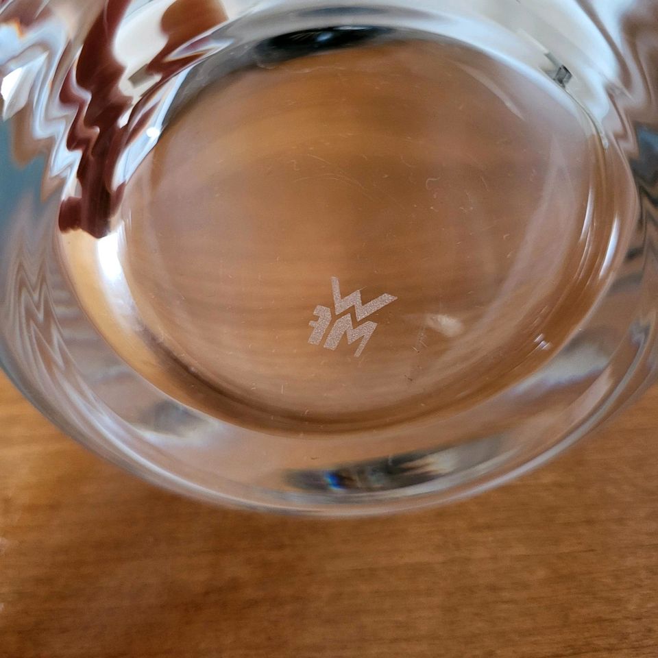 WMF Basic Wasserkaraffe aus Glas, 1 Liter, Glaskaraffe mit Deckel in Wiesbaden
