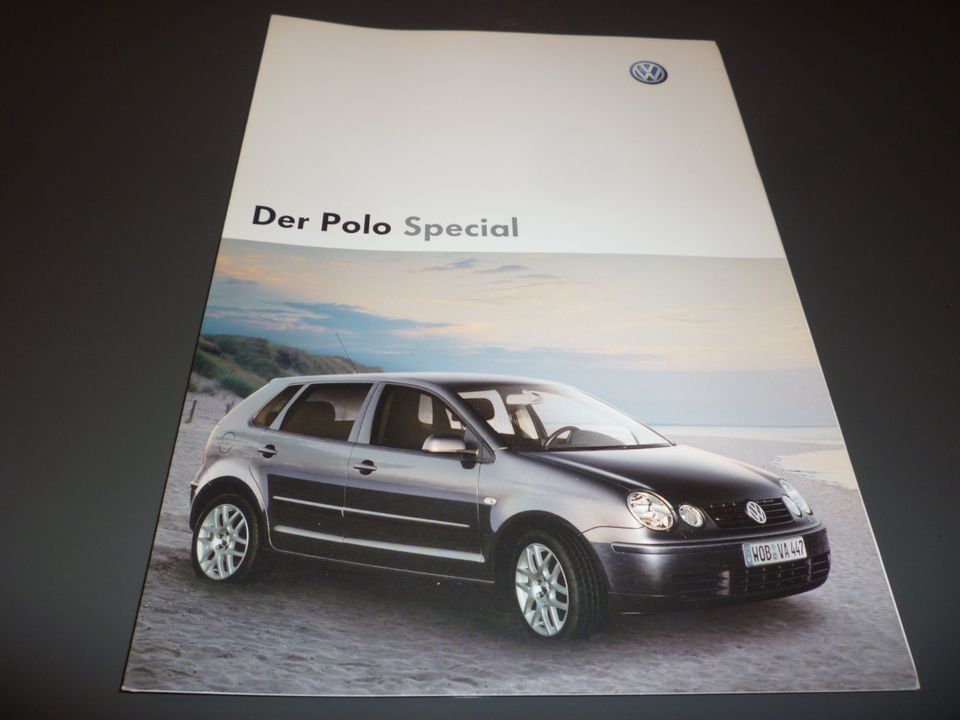 VW Polo, umfangreiche Prospektsammlung, 2002 - 2004 in Berlin