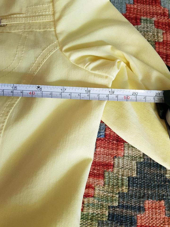 Choice leichte Sommerjacke in Jeansjackenform 36/38 gelb in Gundelfingen