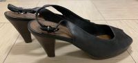 Marco Tozzi  Slingpumps , Peeptoes, Gr.40 schwarz, Leder Nordrhein-Westfalen - Erkelenz Vorschau