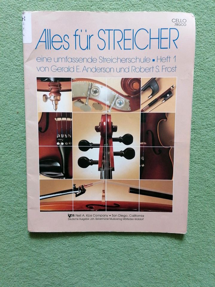 Streichinstrument Cello Übungshefte in Bleicherode