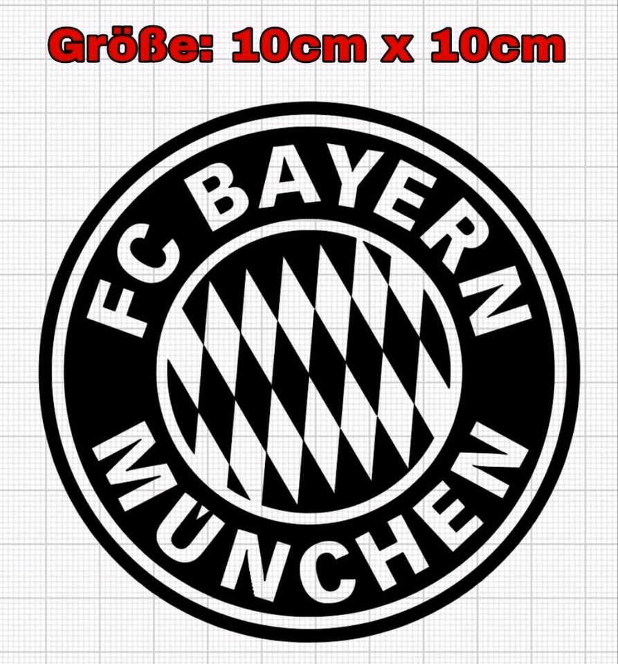 FC Bayern München Aufkleber Sticker Auto Fußball Fan Club tuning in Lützow