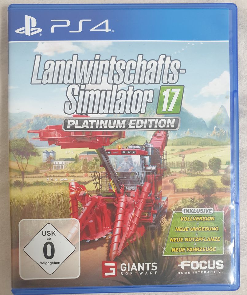 Biete PlayStation 4 Spiel LANDWIRTSCHAFTS-SIMULATOR 17 für 15 Eur in Duisburg