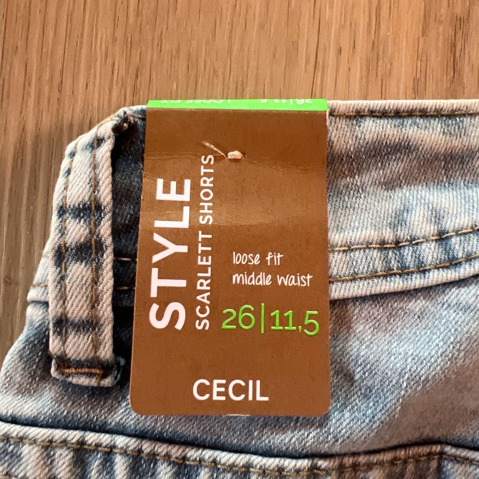 Cecil Jeans Shorts Neu! in Karwitz