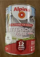 Alpina Wetterschutzfarbe weiß 2,5l NEU Sachsen-Anhalt - Wolfen Vorschau